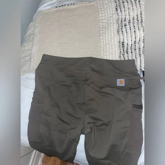 carhart woman’s fitted work pants green - Picture 2 of 3